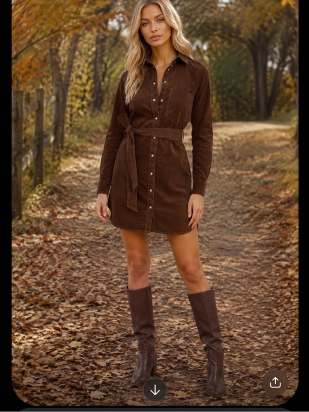 VERONICA BEARD corduroy cotton shirt dress size M